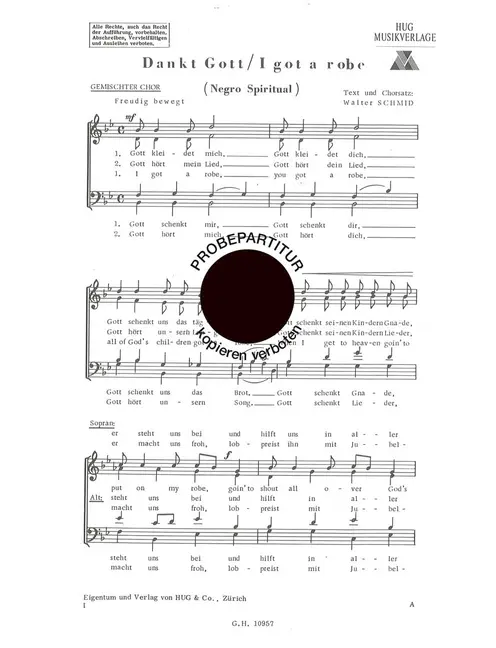 Dankt Gott/Ii got a rob